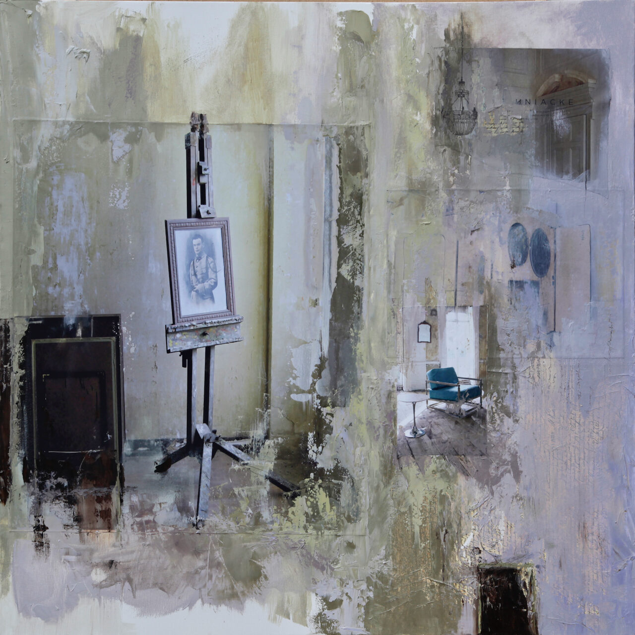 Lost in time 76 x 76cm